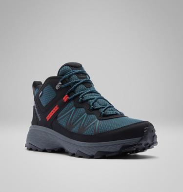 Men's Peakfreak Rush Mid Outdry Hiking Shoe, Color: Everblue, Super Sonic, image 3