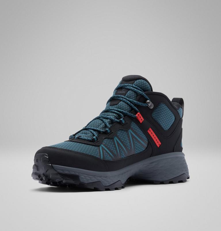 Men's Peakfreak Rush Mid Outdry Hiking Shoe, Color: Everblue, Super Sonic, image 7