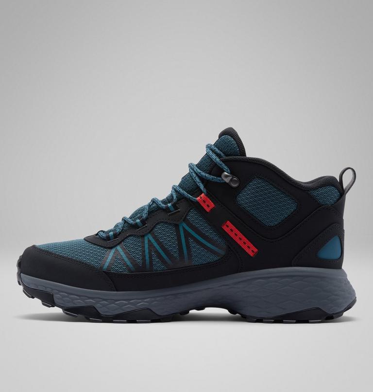 Men's Peakfreak Rush Mid Outdry Hiking Shoe, Color: Everblue, Super Sonic, image 6