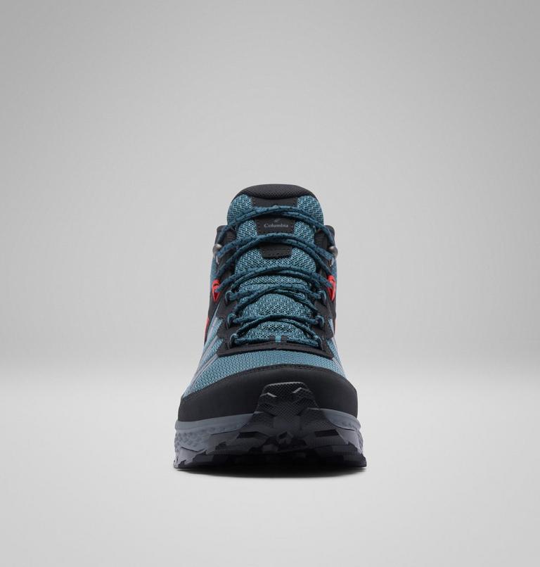 Men's Peakfreak Rush Mid Outdry Hiking Shoe, Color: Everblue, Super Sonic, image 8