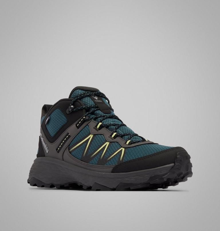 Men's Peakfreak Rush Mid Outdry Hiking Shoe, Color: Everblue, Citron Haze, image 3