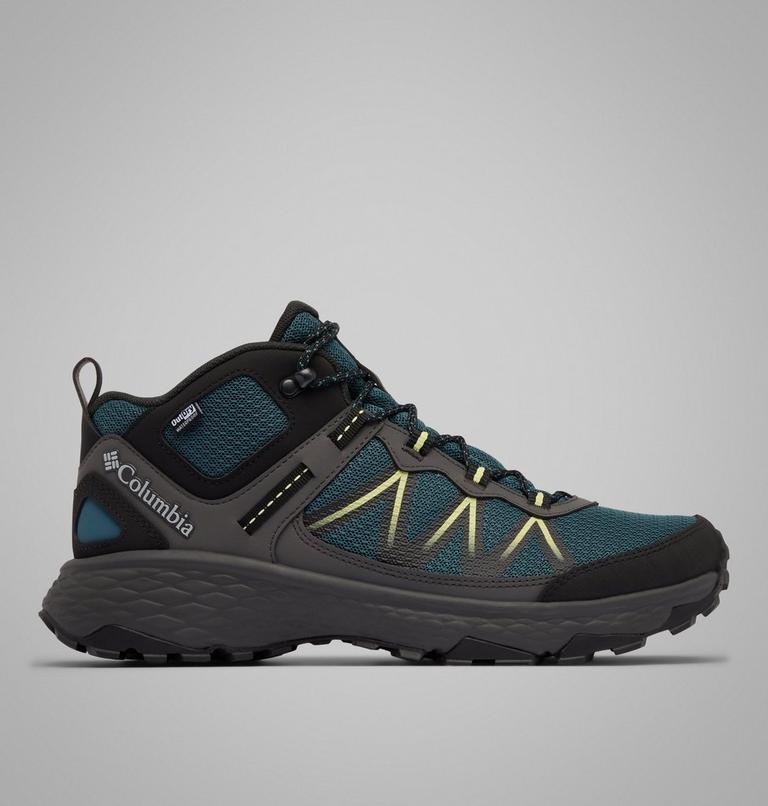 Men's Peakfreak Rush Mid Outdry Hiking Shoe, Color: Everblue, Citron Haze, image 1