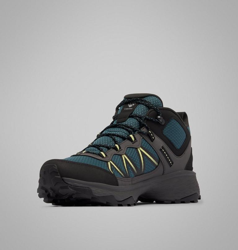 Men's Peakfreak Rush Mid Outdry Hiking Shoe, Color: Everblue, Citron Haze, image 7