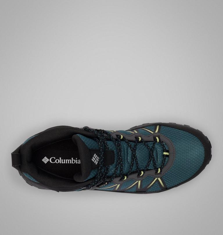 Men's Peakfreak Rush Mid Outdry Hiking Shoe, Color: Everblue, Citron Haze, image 4
