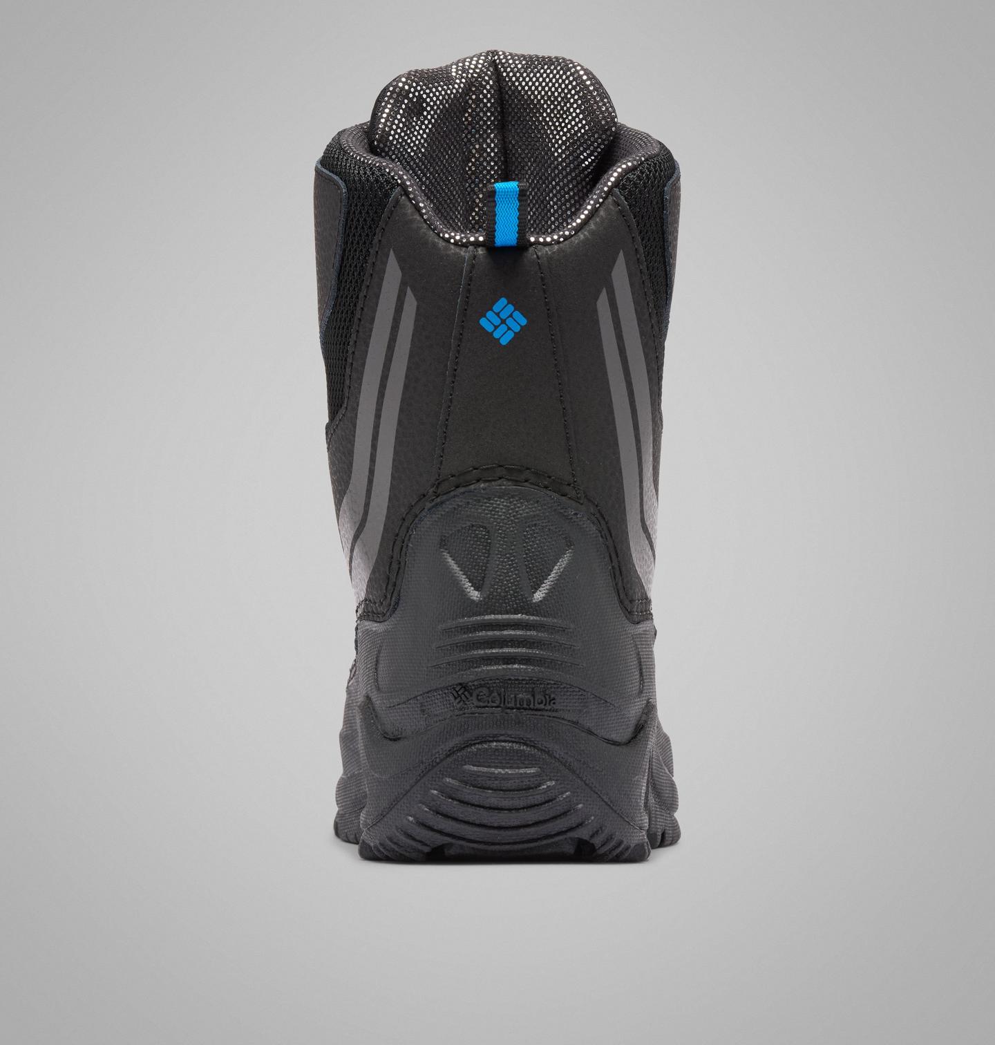 Детские ботинки Columbia Bugaboot Plus V Omni-Heat Boot, цвет: Чёрный / Синий — фото 2
