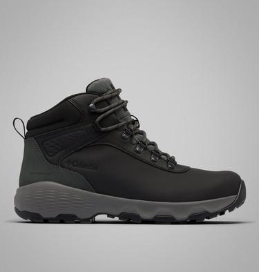 Men's Newton Wander LTR Mid Waterproof Boots, Color: Black, Grill, image 5