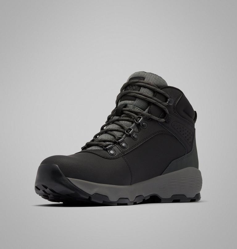 Men's Newton Wander LTR Mid Waterproof Boots, Color: Black, Grill, image 7