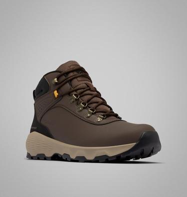 Men's Newton Wander LTR Mid Waterproof Boots, Color: Cordovan, Raw Honey, image 3