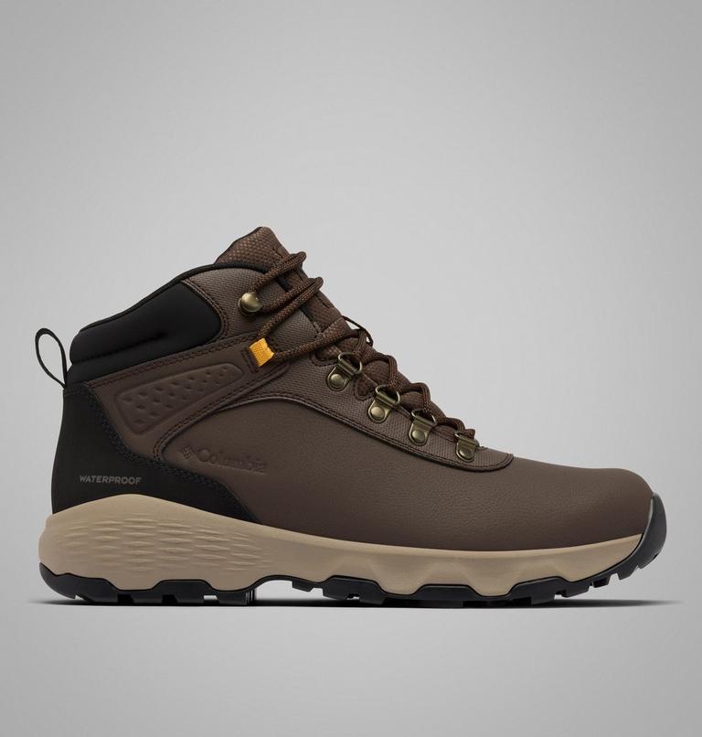 Men's Newton Wander LTR Mid Waterproof Boots, Color: Cordovan, Raw Honey, image 1