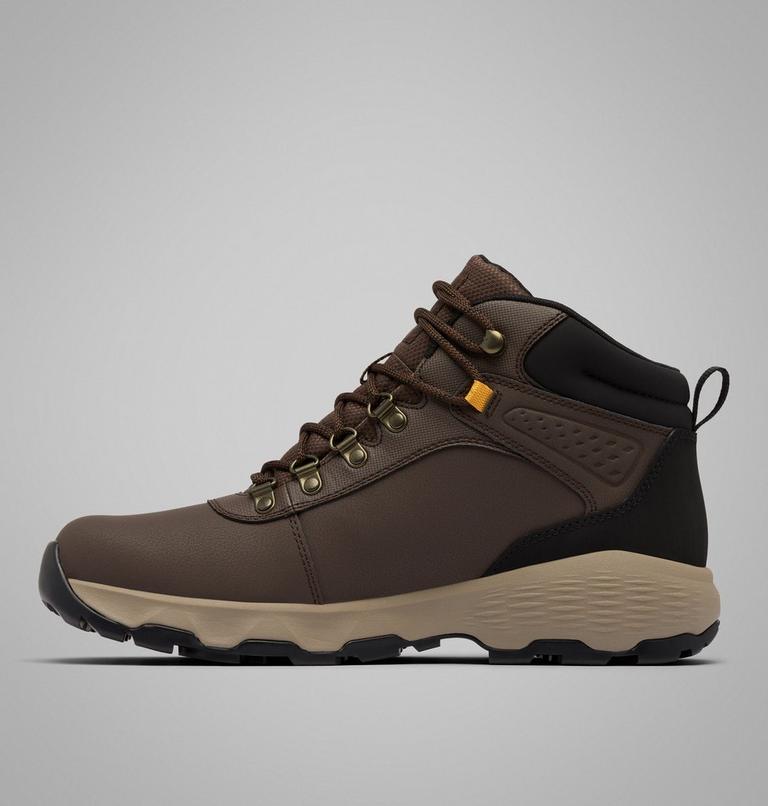 Men's Newton Wander LTR Mid Waterproof Boots, Color: Cordovan, Raw Honey, image 6