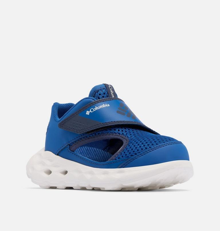 Little Kids' Drainmaker XTR Shandal, Color: Mountain Blue, White, image 3