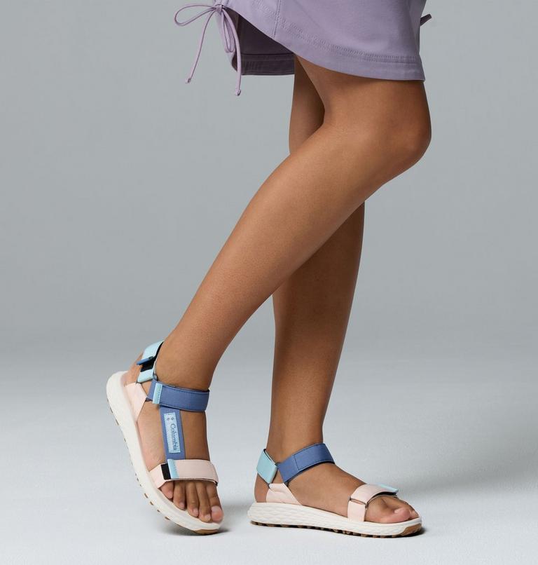 Sandalias Konos Globetrot para mujer, Color: Blue Dusk, Peach Quartz, image 10