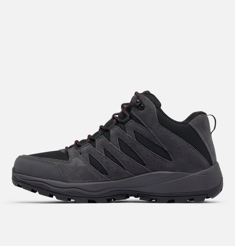Zapatillas impermeables de media caña para caminar Redmond IV para hombre, Color: Black, Mountain Red, image 6