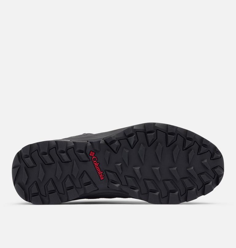 Zapatillas impermeables de media caña para caminar Redmond IV para hombre, Color: Black, Mountain Red, image 5