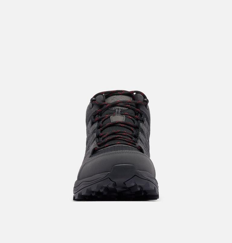 Zapatillas impermeables de media caña para caminar Redmond IV para hombre, Color: Black, Mountain Red, image 8