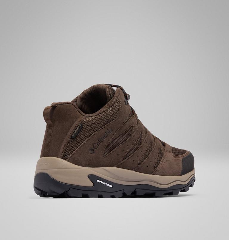 Men's Redmond IV Mid Waterproof Walking Shoe, Color: Cordovan, Tangy Orange, image 9