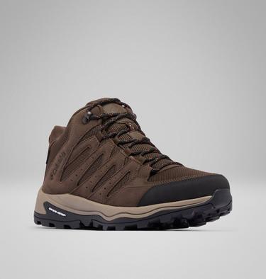 Zapatillas impermeables de media ca&ntilde;a para caminar Redmond IV para hombre, Color: Cordovan, Tangy Orange, image 11