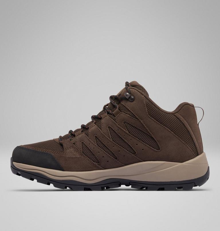 Men's Redmond IV Mid Waterproof Walking Shoe, Color: Cordovan, Tangy Orange, image 6