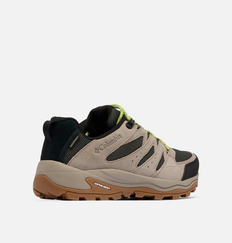 Men's Redmond IV Waterproof Walking Shoe, Color: Gravel, Napa Green, image 9