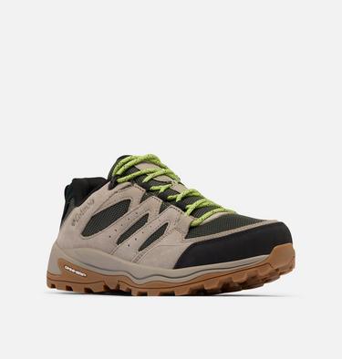 Men's Redmond IV Waterproof Walking Shoe, Color: Gravel, Napa Green, image 3