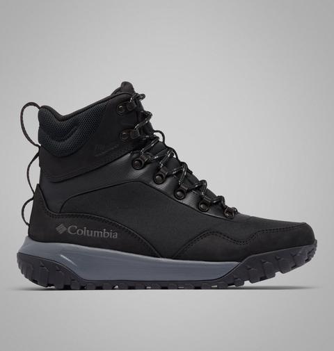 Мужские ботинки Columbia Burnsider Omni-Heat Infinity Boot, цвет: Чёрный / Серый