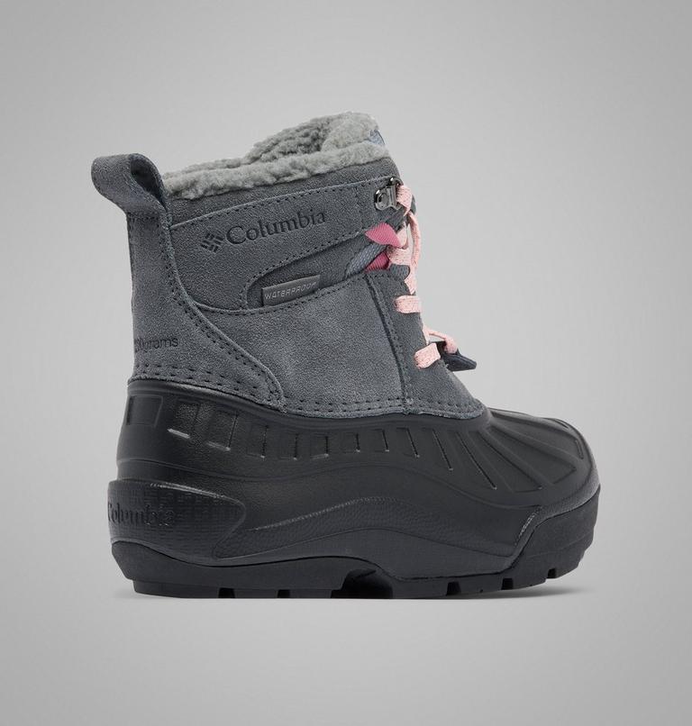 Big Kids' Powderbug Alpine Waterproof Boot, Color: Graphite, Pink Haze, image 9