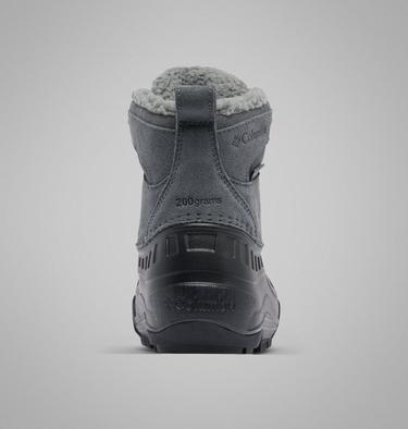 Youth Powderbug Alpine Waterproof Winter Boot, Color: Graphite, Pink Haze, image 4