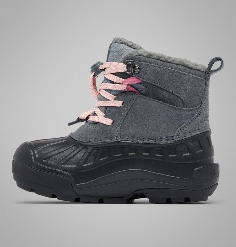 Big Kids' Powderbug Alpine Waterproof Boot, Color: Graphite, Pink Haze, image 6