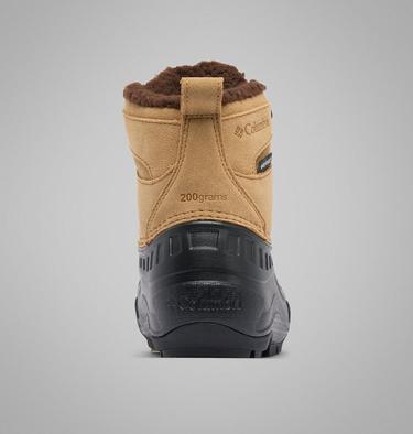 Youth Powderbug Alpine Waterproof Winter Boot, Color: Sahara, Black, image 2