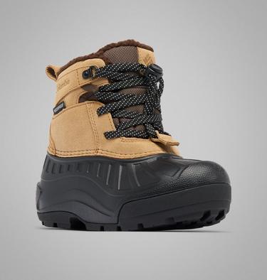 Youth Powderbug Alpine Waterproof Winter Boot, Color: Sahara, Black, image 3