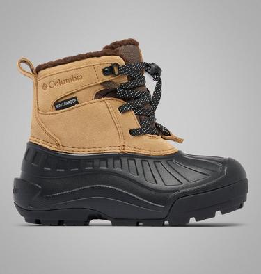 Youth Powderbug Alpine Waterproof Winter Boot, Color: Sahara, Black, image 1