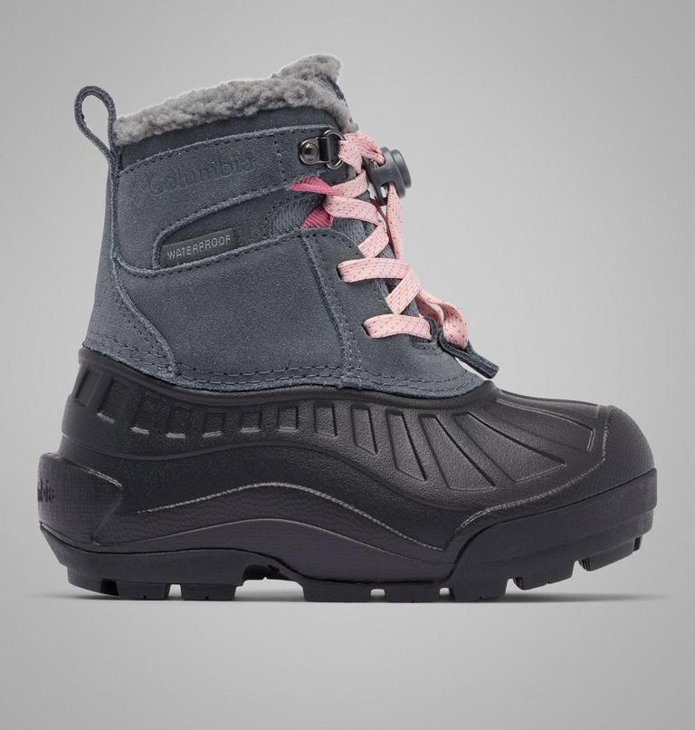 Botas de invierno impermeables Powderbug Alpine para niños, Color: Graphite, Pink Haze, image 1