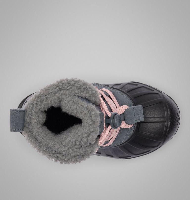 Botas de invierno impermeables Powderbug Alpine para niños, Color: Graphite, Pink Haze, image 4