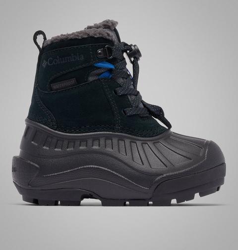Детские ботинки Columbia Powderbug Alpine Waterproof Boot, цвет: Серый / Синий