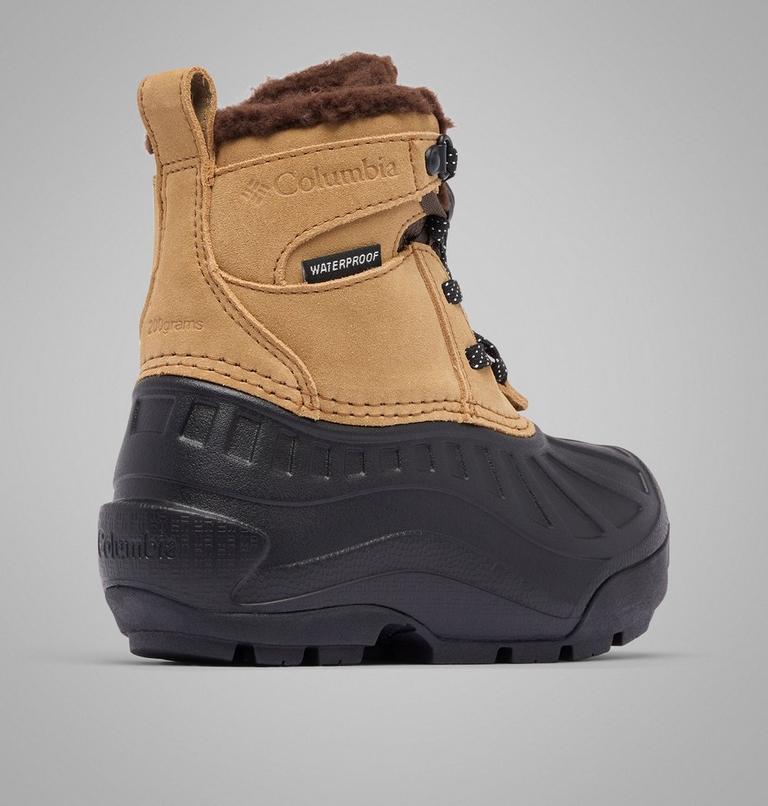 Little Kids' Powderbug Alpine Waterproof Boot, Color: Sahara, Black, image 9