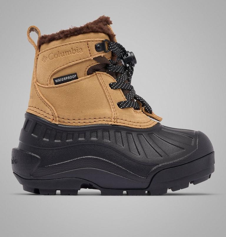 Little Kids' Powderbug Alpine Waterproof Boot, Color: Sahara, Black, image 1