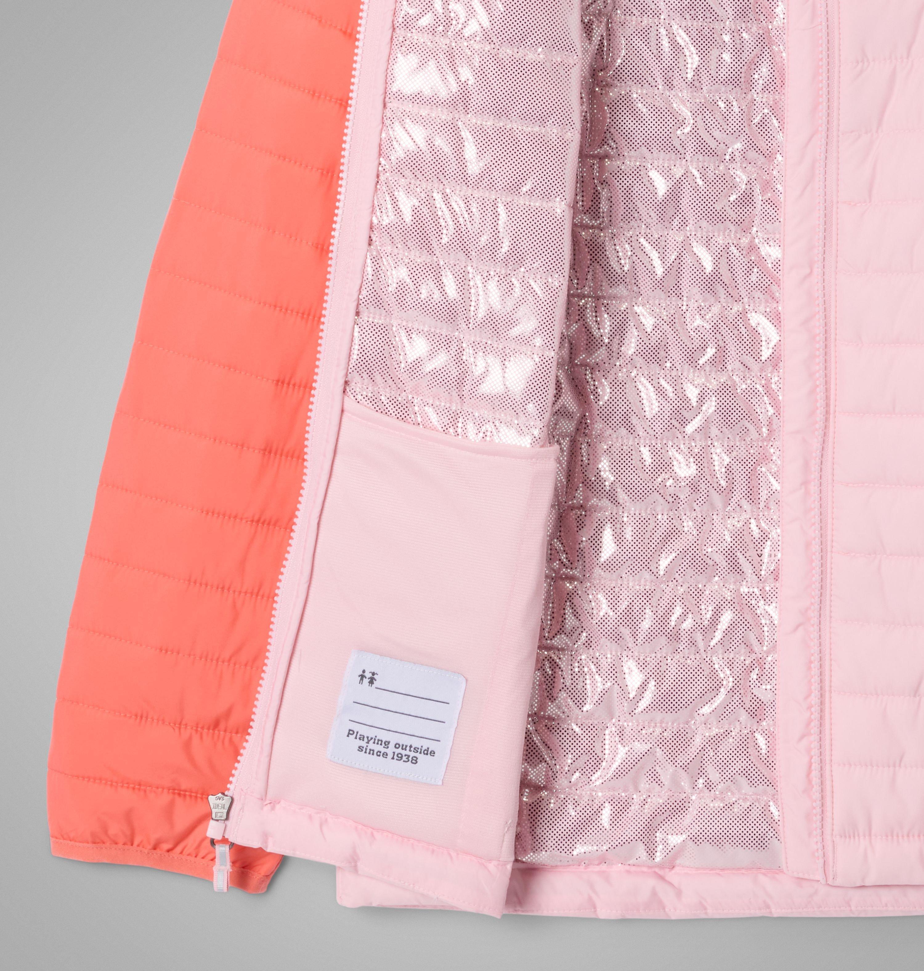 Girls' White Out Hooded Jacket | 608 | XL 3