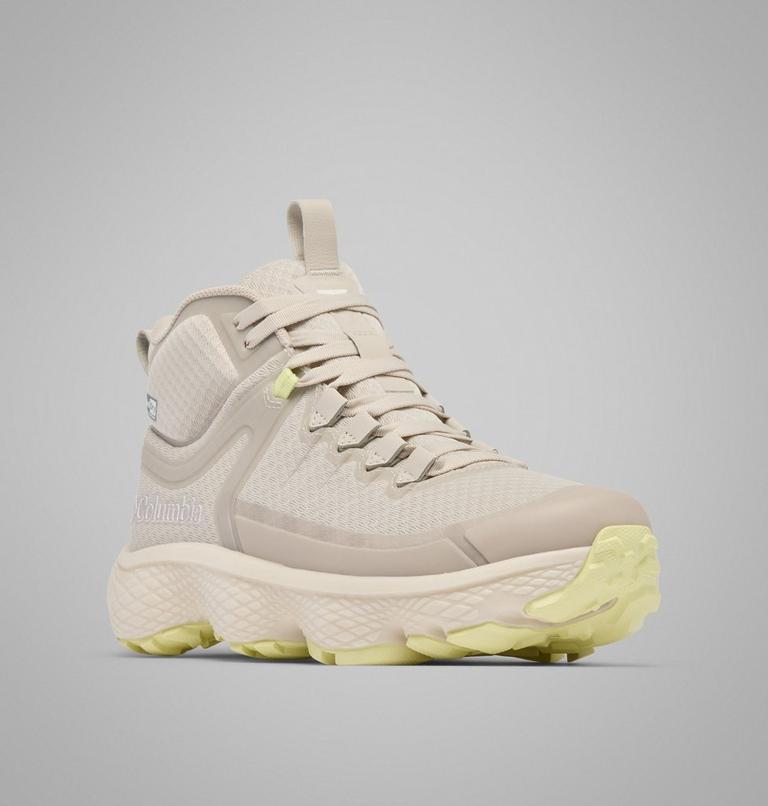 Women's Escape Thrive Titanium OutDry Mid Shoe, Color: Cloud Grey, Citron Haze, image 3