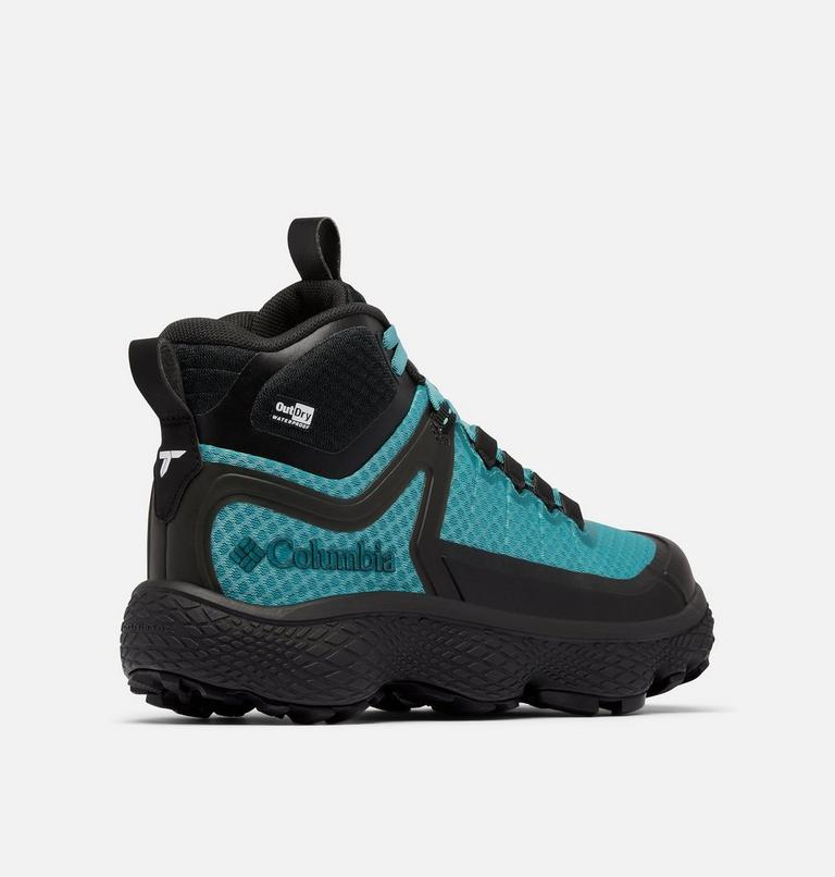 Women's Escape Thrive Titanium OutDry Mid Shoe, Color: Teal, Black, image 9