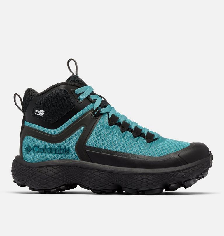 Women's Escape Thrive Titanium OutDry Mid Shoe, Color: Teal, Black, image 1