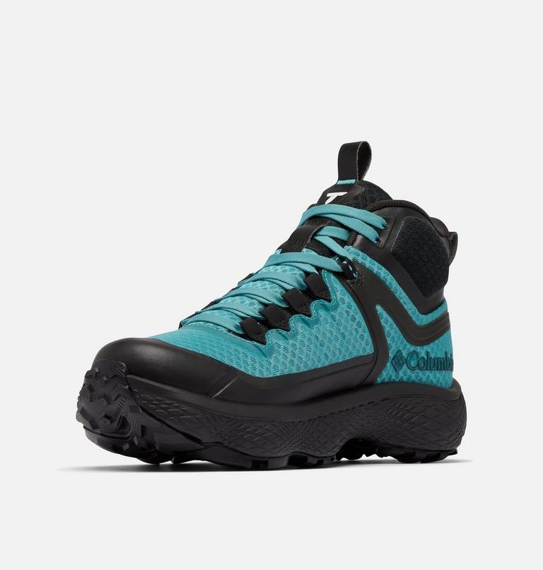 Women's Escape Thrive Titanium OutDry Mid Shoe, Color: Teal, Black, image 7