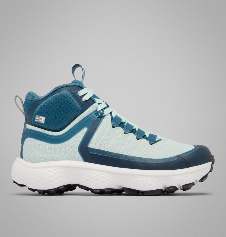 Women's Escape Thrive Titanium OutDry Mid Shoe, Color: Skylight, Blue Heron, image 1