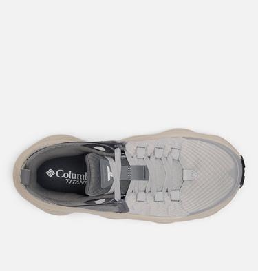 Women's Escape Thrive Titanium Trail Running Shoe, Color: Grey Ice, White, image 8