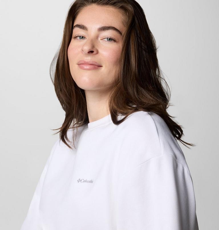Women's Aldermore Crew Shirt, Color: White, image 4