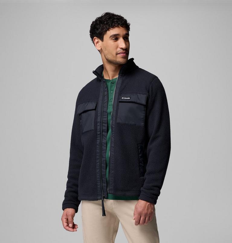 Men's Juniper Peak Fleece Jacket, Color: Black, image 5
