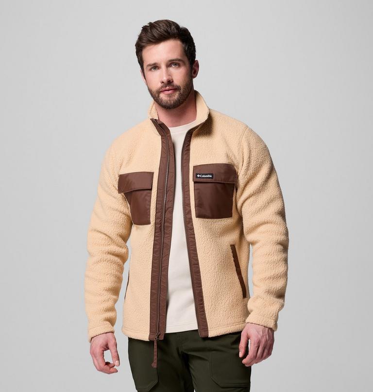 Chaqueta de forro polar Juniper Peak para hombre, Color: Canoe, Tobacco, image 5