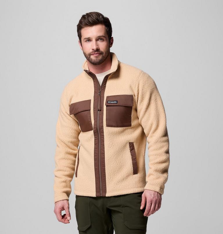 Chaqueta de forro polar Juniper Peak para hombre, Color: Canoe, Tobacco, image 1