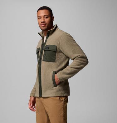 Veste Polaire Juniper Peak Homme, Color: Stone Green, Greenscape, image 4