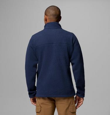 Men's Juniper Peak Fleece Jacket, Color: Collegiate Navy, Black, image 11
