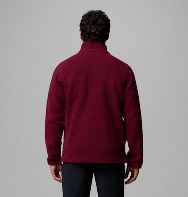 Men's Juniper Peak Fleece Jacket, Color: Rich Wine, Red Oxide, image 3